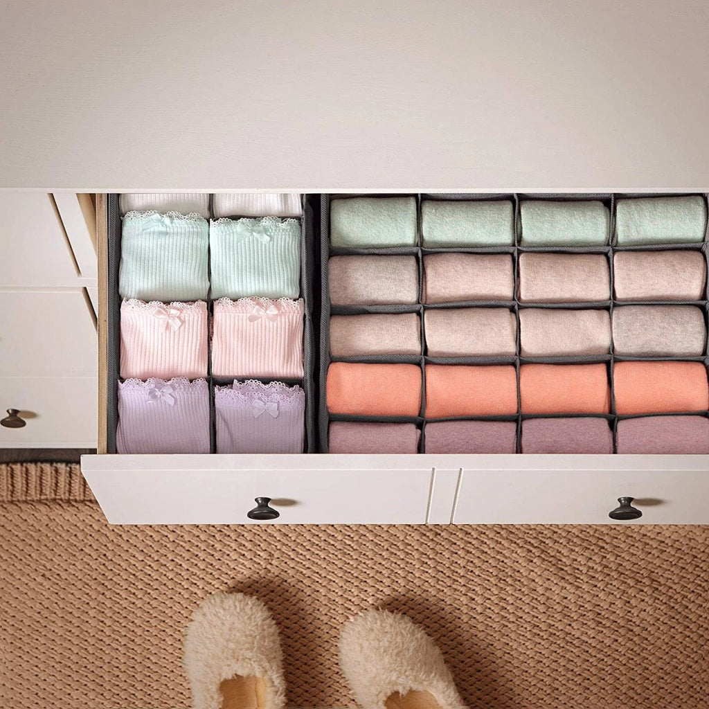 Valora ORGANIZER PER INTIMO Armadio in tessuto grigio x4