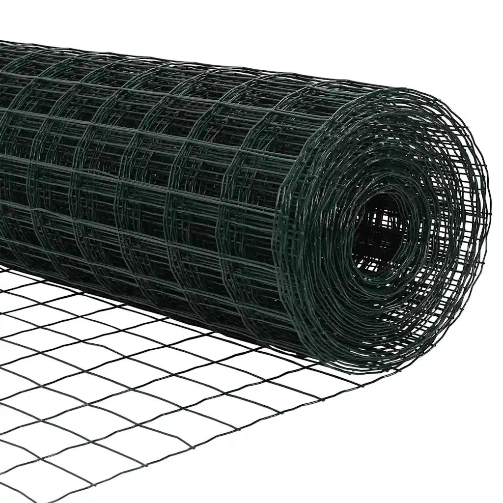 Recinzione con Posto Verde 0,4 x 50 m Acciaio e PVC 3350338