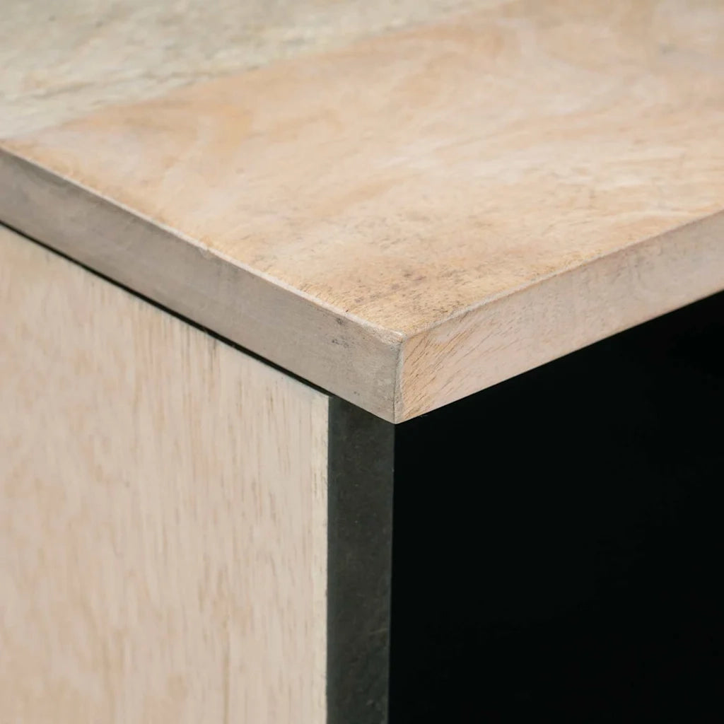 Mobile TV con cassetto-Credenza per TV Bianco 70 x 33 x 46 cm Legno multistrato 313128