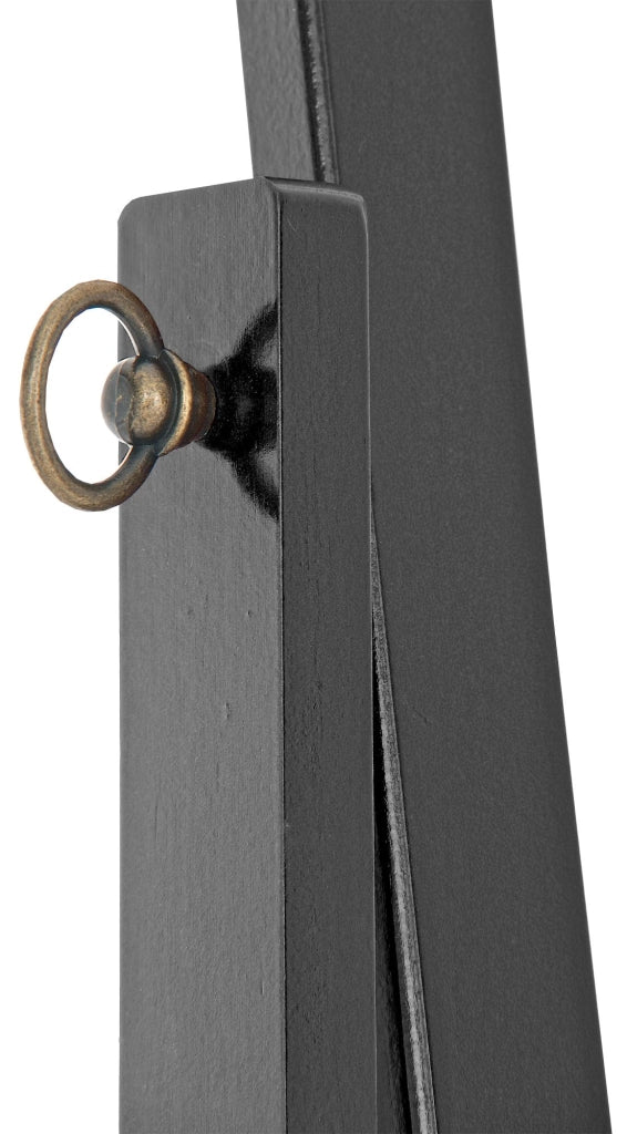 Specchio Autoportante Yolanda con Ruote nero