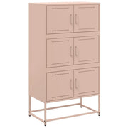 Credenza | Madia | Buffet da pranzo | Armadio da pranzo Rosa 68,5x38,5x123,5 in Acciaio