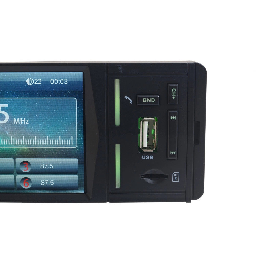Trade Shop - Autoradio Con Display Lcd 3.6" Bluetooth Mp3 Mp5 Usb Sd Mp-400u -