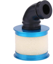 Filtro d'aria RC - Filtro d'aria in alluminio con copertura - Accessori per auto modellistiche - Blu - Filtro a spugna - Adatto per motori RC - Transforma