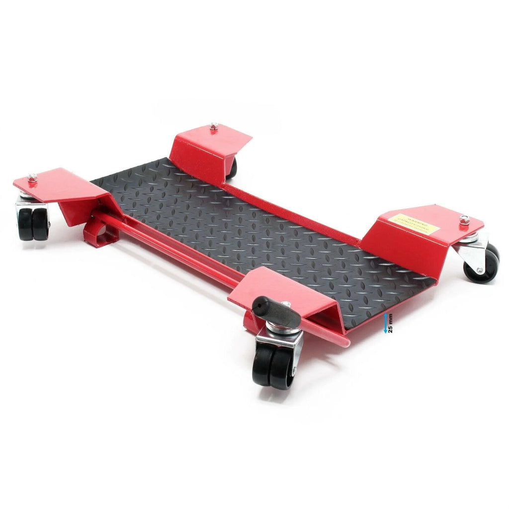 Carrello con ruote per deposito, manovra e parcheggio moto Supporto per stampella da 60 cm 16_0002570