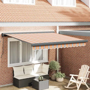 vidaXL Tenda Retrattile Multicolore 350 x 250 cm Tessuto, Metallo