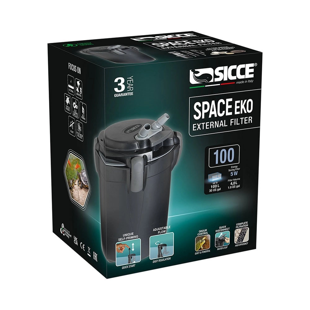 Sicce Space Eko+ - Filtro Esterno per Acquari Modello: 100