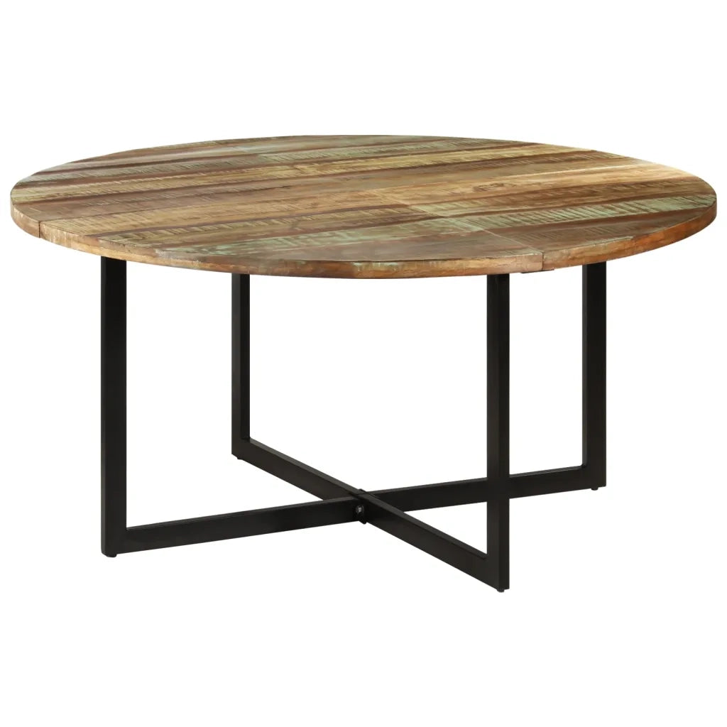 Tavolo da Pranzo 150x75 cm in Legno Massello di Recupero cod mxl 24332