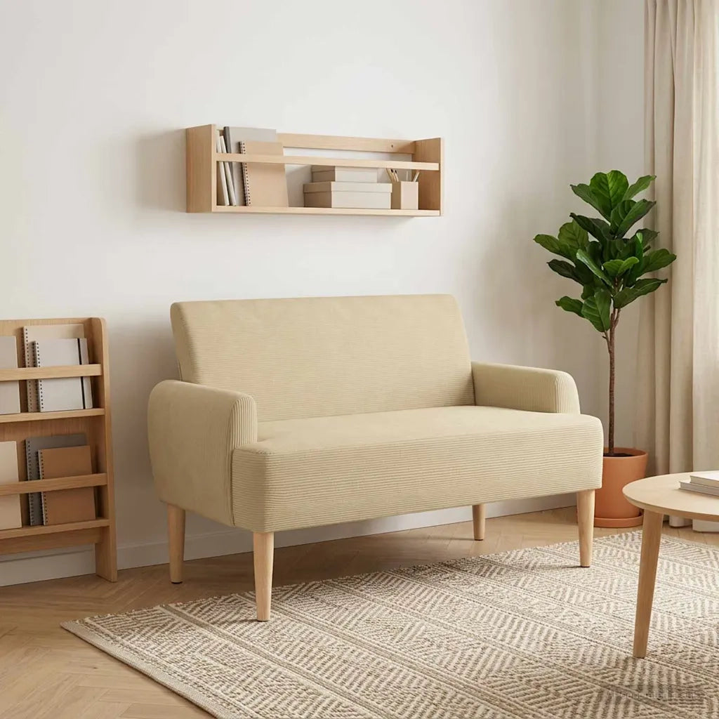 Loveseat con bottoni imbottiti Grigio Verde Chiaro 42041792