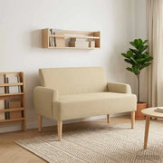 Loveseat con bottoni imbottiti Grigio Verde Chiaro 42041792