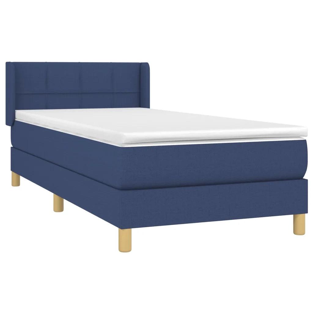 Giroletto a Molle con Materasso Blu 80x200 cm inTessuto cod mxl 61912