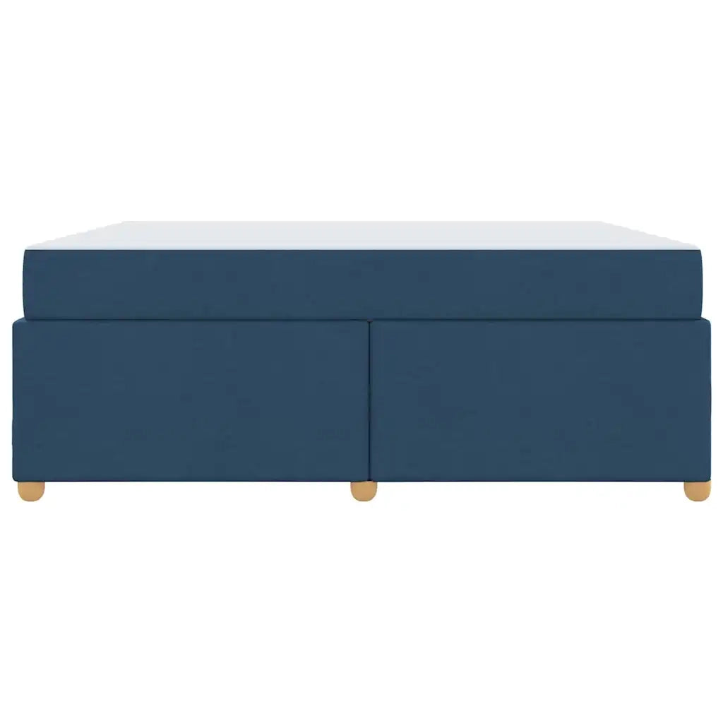 vidaXL Struttura del letto con materasso Blu 180 x 200 cm Tessuto