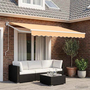 Tenda retrattile Sabbia 3,5 x 2 m Poliestere e Metallo 3425692