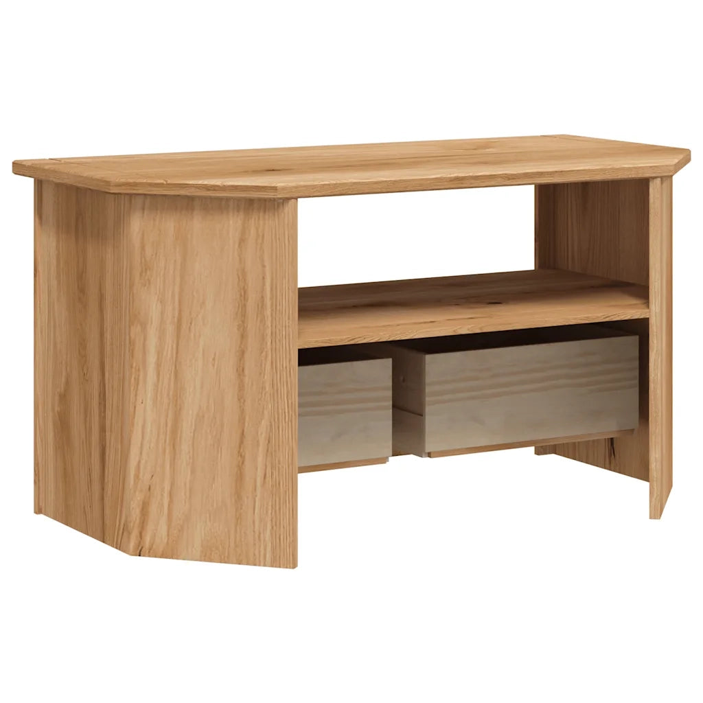Mobile Porta TV Angolare 93x49x49 cm Pino Massello Panama Range 282685