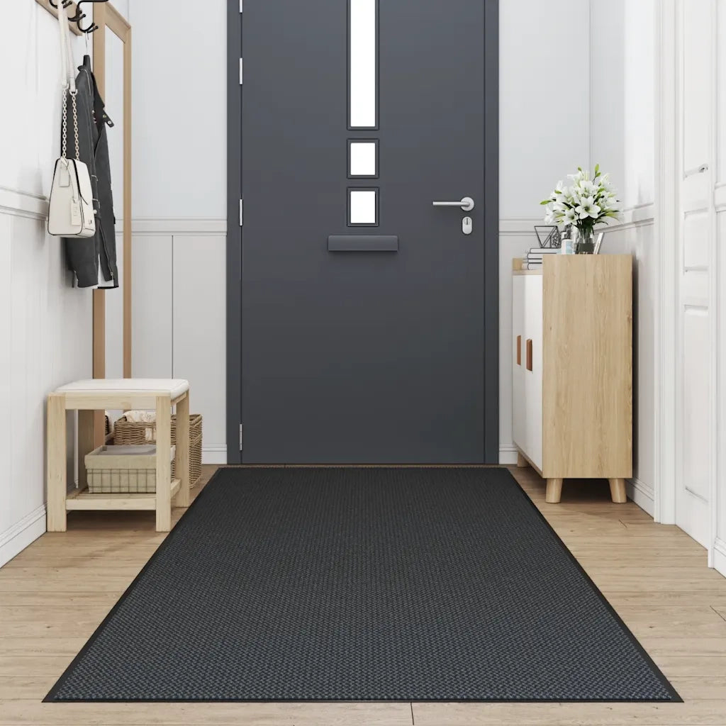 vidaXL Zerbino Nero 115x500 cm