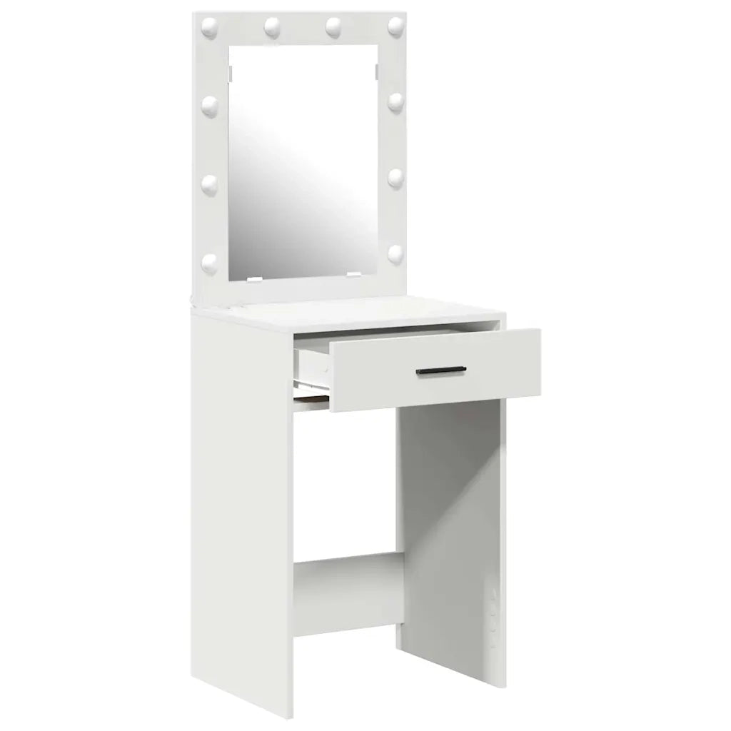 Tavolo da Trucco Bianco 50 x 41 x 135 cm Legno multistrato 865037