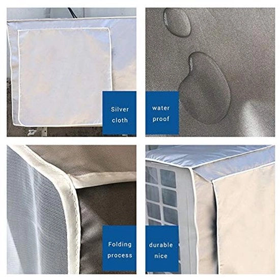 Aerazione Condizionata Impermeabile - Stoffa Impronta - Protezione UV - Resistente al Freddo - 72 x 26 x 57 cm - Materiale Oxford Verzillargato