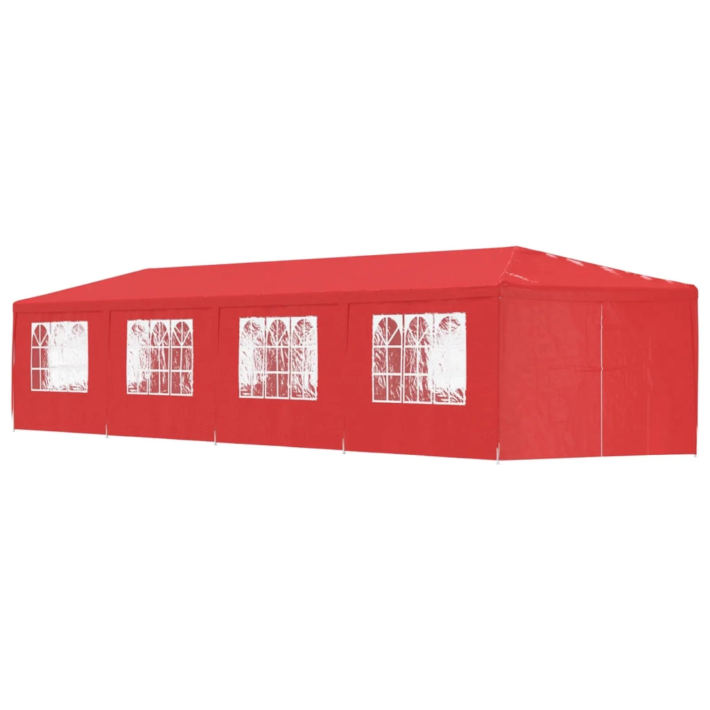 Tenda Party 1200 x 300 x 255 cm Rosso PE e Acciaio 42033002