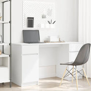 Scrivania con porta Bianco 140 x 49 x 76 cm Legno multistrato 3328507