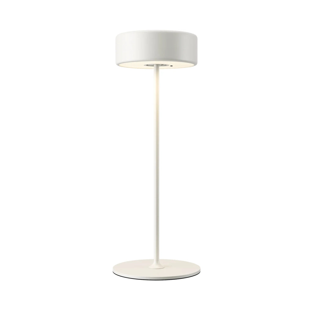 Maytoni Lampada da tavolo moderna AI Collaboration 1 luce LED integrato bianco alluminio