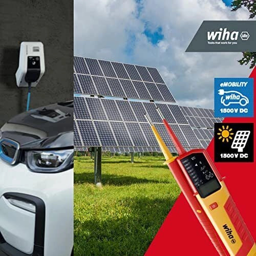 Wiha WIH-44319 eMobility Tester di tensione e continuita' 12 - 1000 V AC CAT IV colore Nero