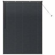 Tendaggi a Veneziana | Tenda a lamelle Nero 175 x 135 cm Alluminio