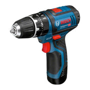 Bosch GSB 10,8-2-LI Professional Senza chiave Nero, Blu, Rosso