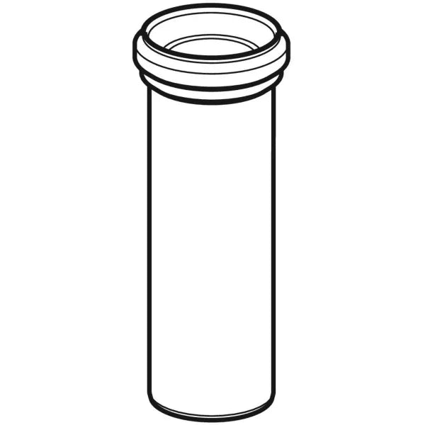 Raccordo diritto Geberit con morsetto MANICOTTO BIANCO PER VASO CON SCARICO A PARETE  Ø 110