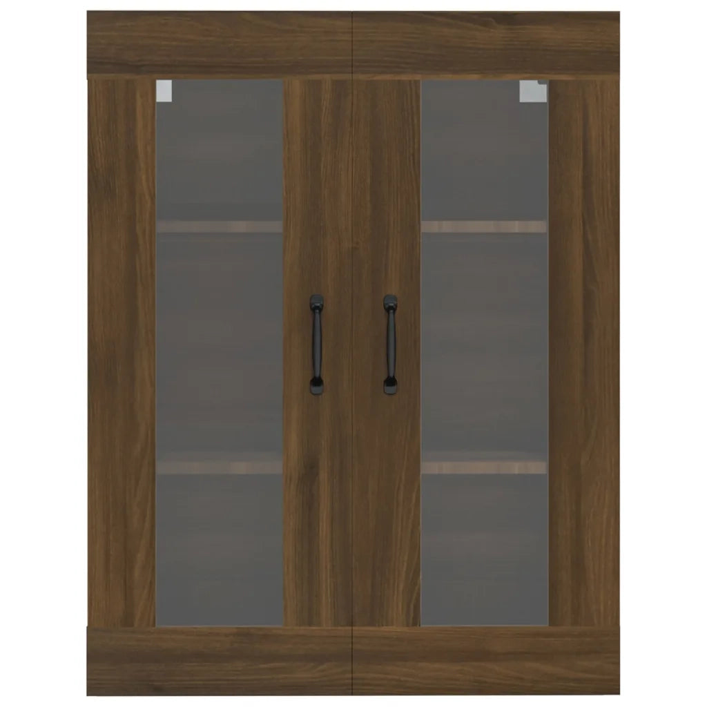 Armadietto Pensile a Parete Rovere Marrone 69,5x34x90 cm CFW6974234