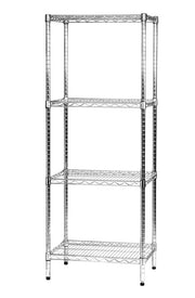 Archimede scaffale metallico scaffale 4 ripiani cm 46 x 61 x h. 160 cucina bagno garage cabina armadio