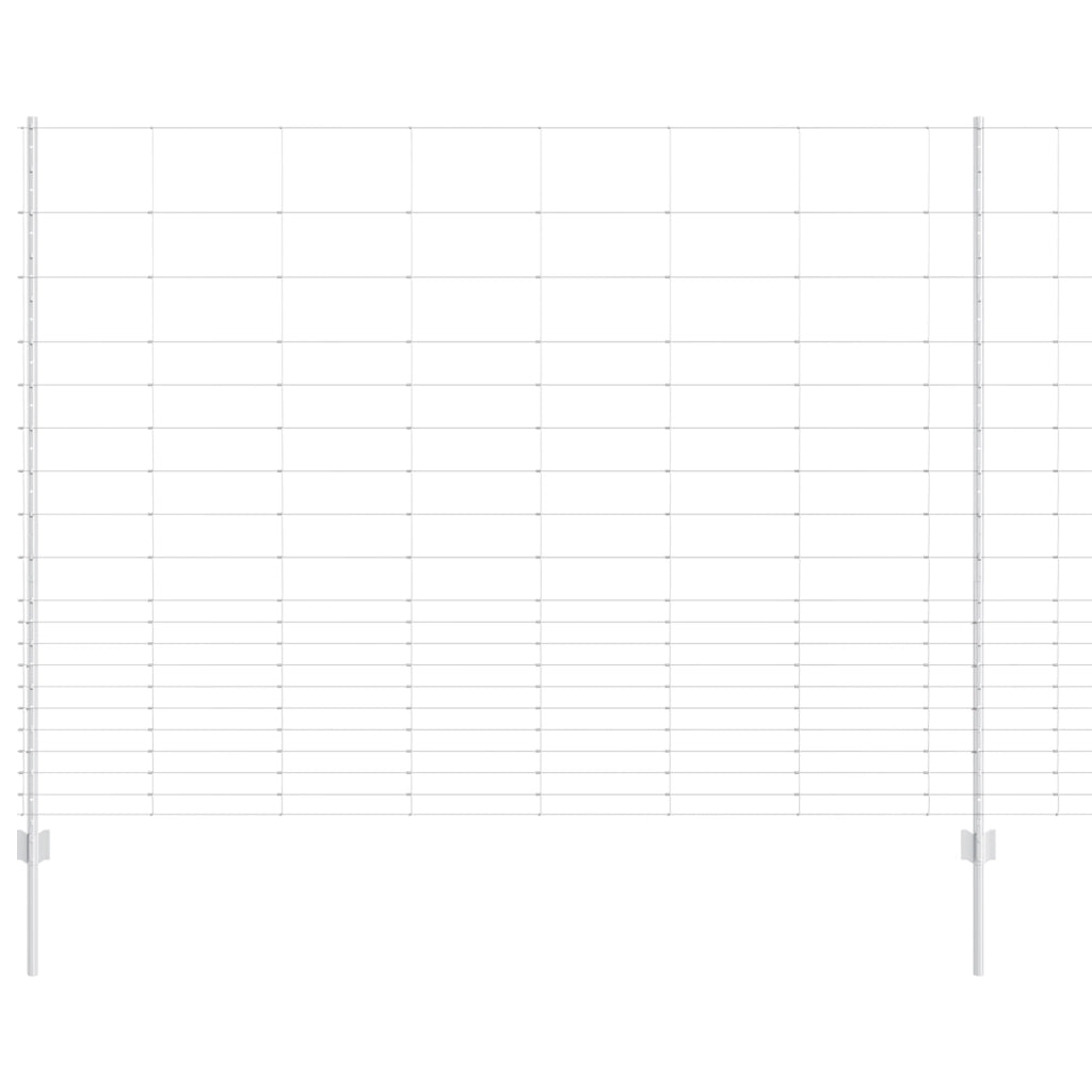 Pali di Recinzione 22 pz U-Channel 160 cm Acciaio Galvanizzato