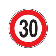 Cartello Stradale Limite Velocita' Km 30
