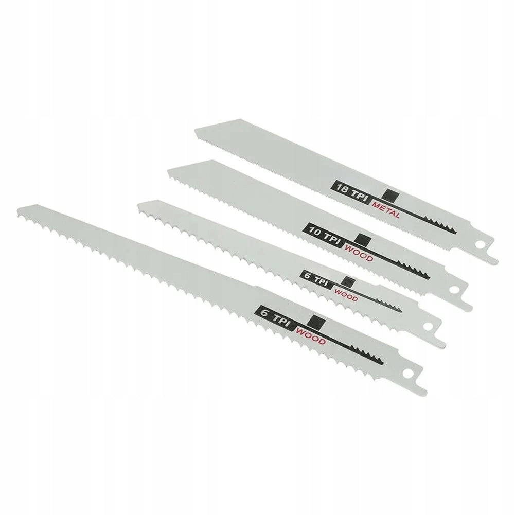 Set di Lame per Sega Alternativa 150/200 mm – Acciaio ad Alto Tenore di Carbonio | Compatibile con Rosfix Red Woodpecker