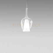 OFELIA S/10 MINI - VETRO TRASPARENTE E PORTALAMPADA BIANCO ATTACCO G9 CAVO TRASPARENTE SENZA BASE DI ATTACCO D.14CM