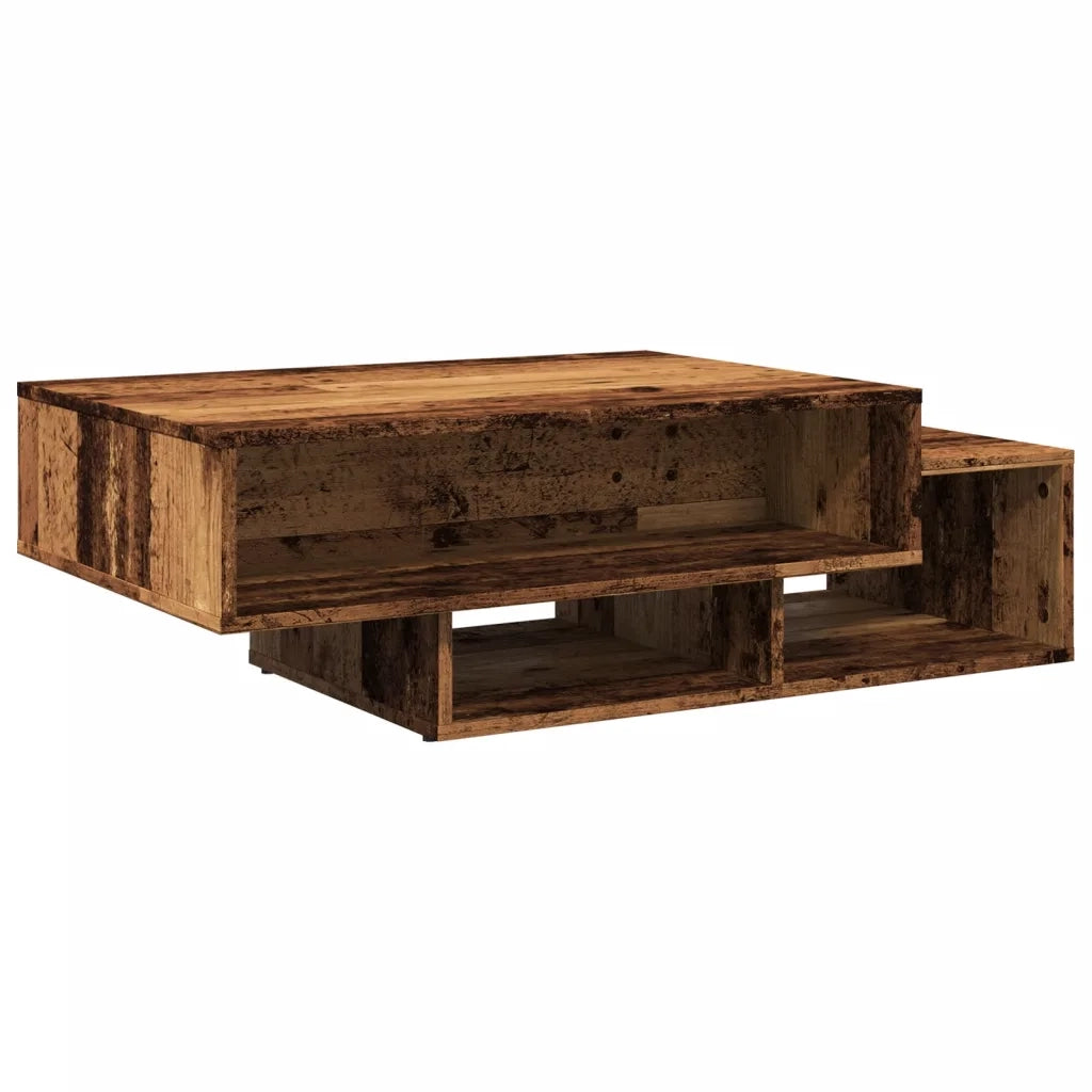 Tavolino da Salotto Legno Antico 105x55x32cm in Truciolato