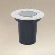 Trade Shop - Faretto Da Incasso Nero Lampadina Attacco Gu10 In Alluminio Acciaio ⌀120mm 33603 -