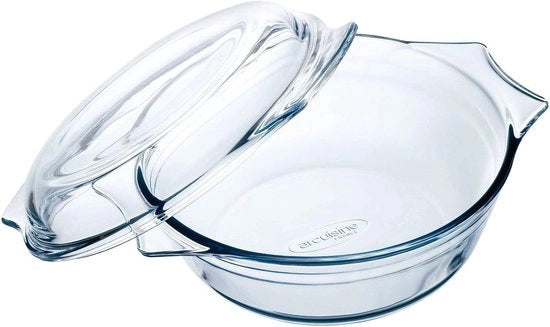 Padella a coperchio trasparente in acciaio inossidabile da 2,3 l