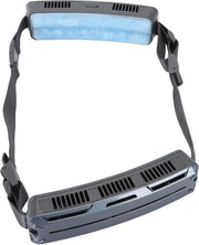 Ventilatore portatile con 3 velocità e ventilatore a cinghia a ampio angolo efficiente per attività sportive all'aperto.