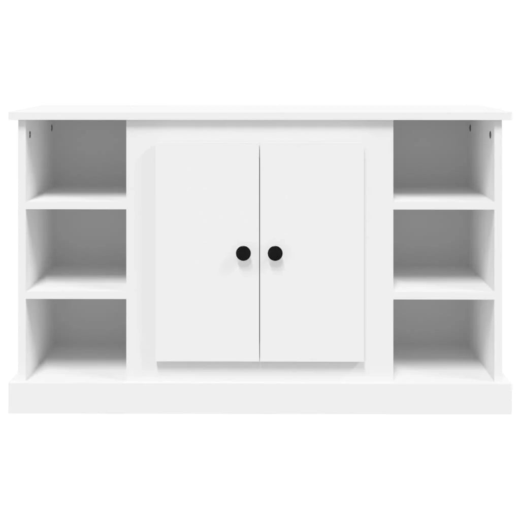 Buffet credenza cassettiera armadio mobile contenitore organizer per cucina soggiorno salotto 100 x 35,5 x 60 cm legno ingegnerizzato bianco 02_0030153