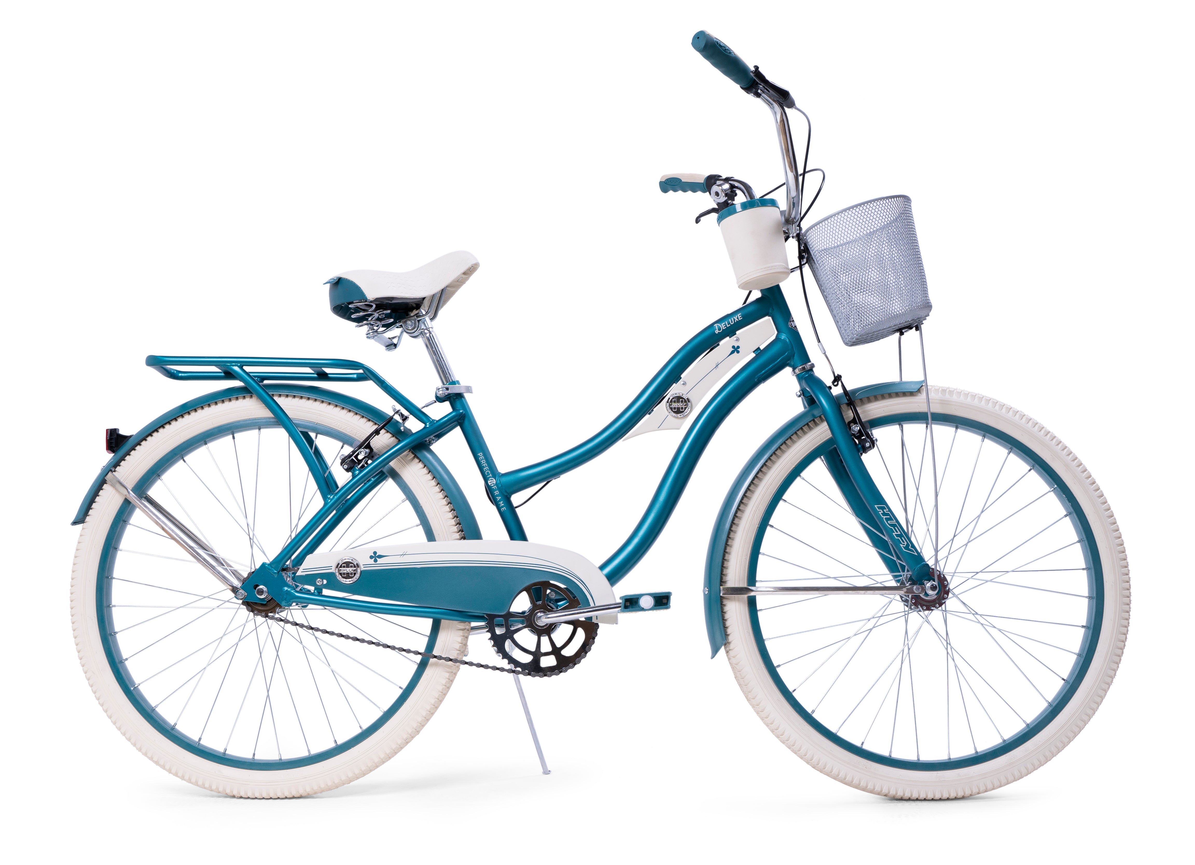 Bicicletta da 26" per Bambini e Ragazzi Telaio Hi-Ten Freni V-Brake Cruise Deluxe Azzurro