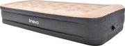 Matrimoniale gonfiabile alta sospensione Twin - 196 x 97 x 47 cm - beige - pompa elettrica integrata - borsa