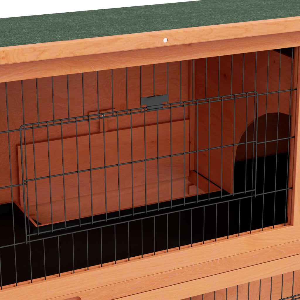 Casetta per Animali Domestici ¨C zephmum ¨C 123x63x112 cm, Arancione