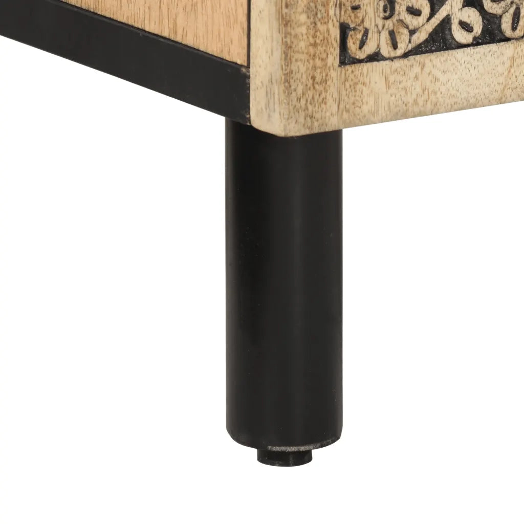 Mobile da Bagno | Armadio da bagno 38x33x58 cm in Legno Massello di Mango