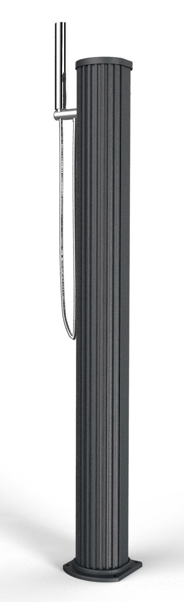 Doccia Solare da Esterno Giardino 20L Miscelatore e Doccetta Mobile Arkema Jolly Go Cherry