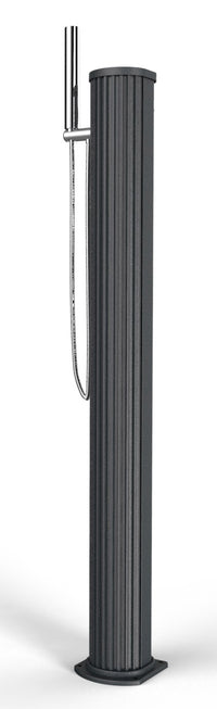 Doccia Solare da Esterno Giardino 20L Miscelatore e Doccetta Mobile Arkema Jolly Go Cherry