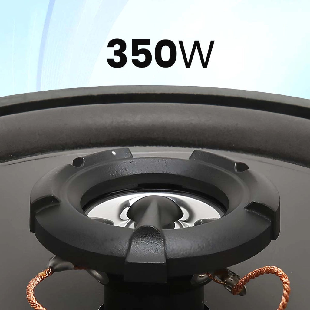 Altoparlante per auto da 5 pollici 350 W 13×13 cm Magnete in ferrite Sensibilità 90 dB Nero Avizar