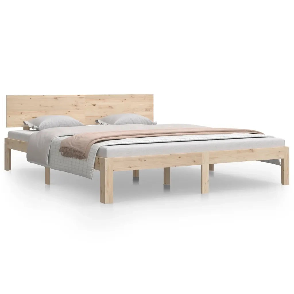 Giroletto-Struttura Letto in Legno Massello di Pino 160x200 cm 157630