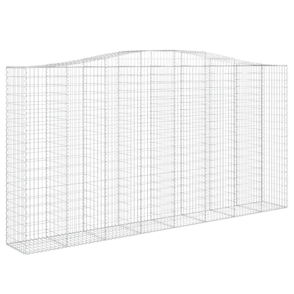 Cesti Gabbioni ad Arco 6 pz 400x50x200/220 cm Ferro Zincato 3146025