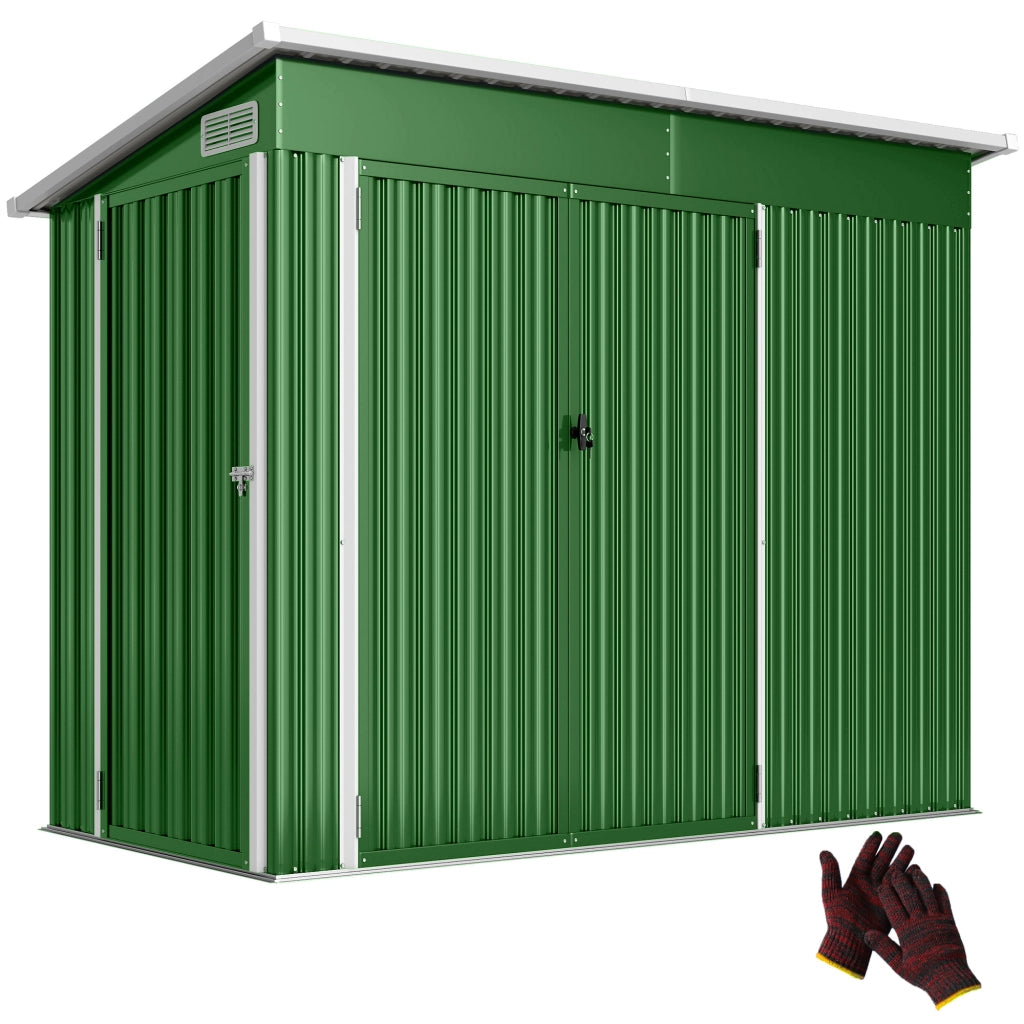 Casetta da Giardino 2,7 m2 ¨C zephmum ¨C Verde 234x132x185 cm