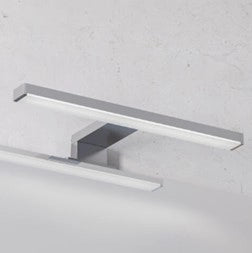 LAMPADA LED MOD. NAT ALLUMINIO CM 30 CROMO LUCIDO K4000 - 8.0