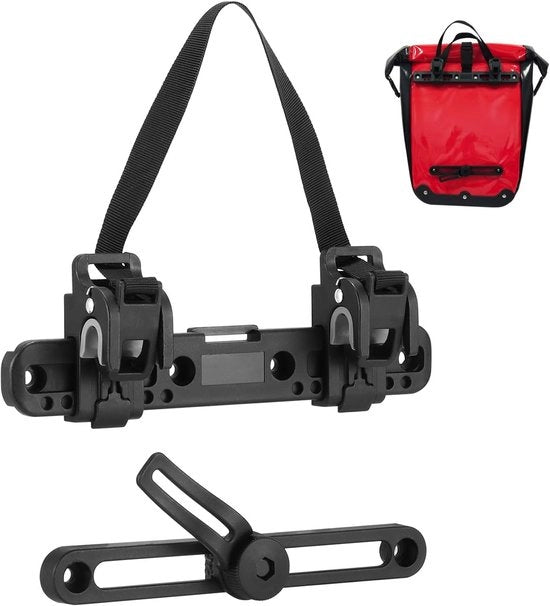 Accessorio di fissaggio per bicicletta con 360 gradi di rotazione - Fissaggio per bagagliaio - Nero